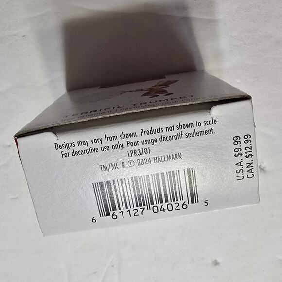 Hallmark 2024 Terrific Trumpet Snowflake Christmas Tree Ornament NIB - Picture 5 of 6
